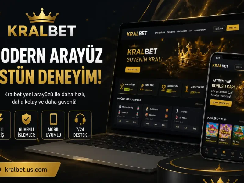 Kralbet Modern Arayüz
